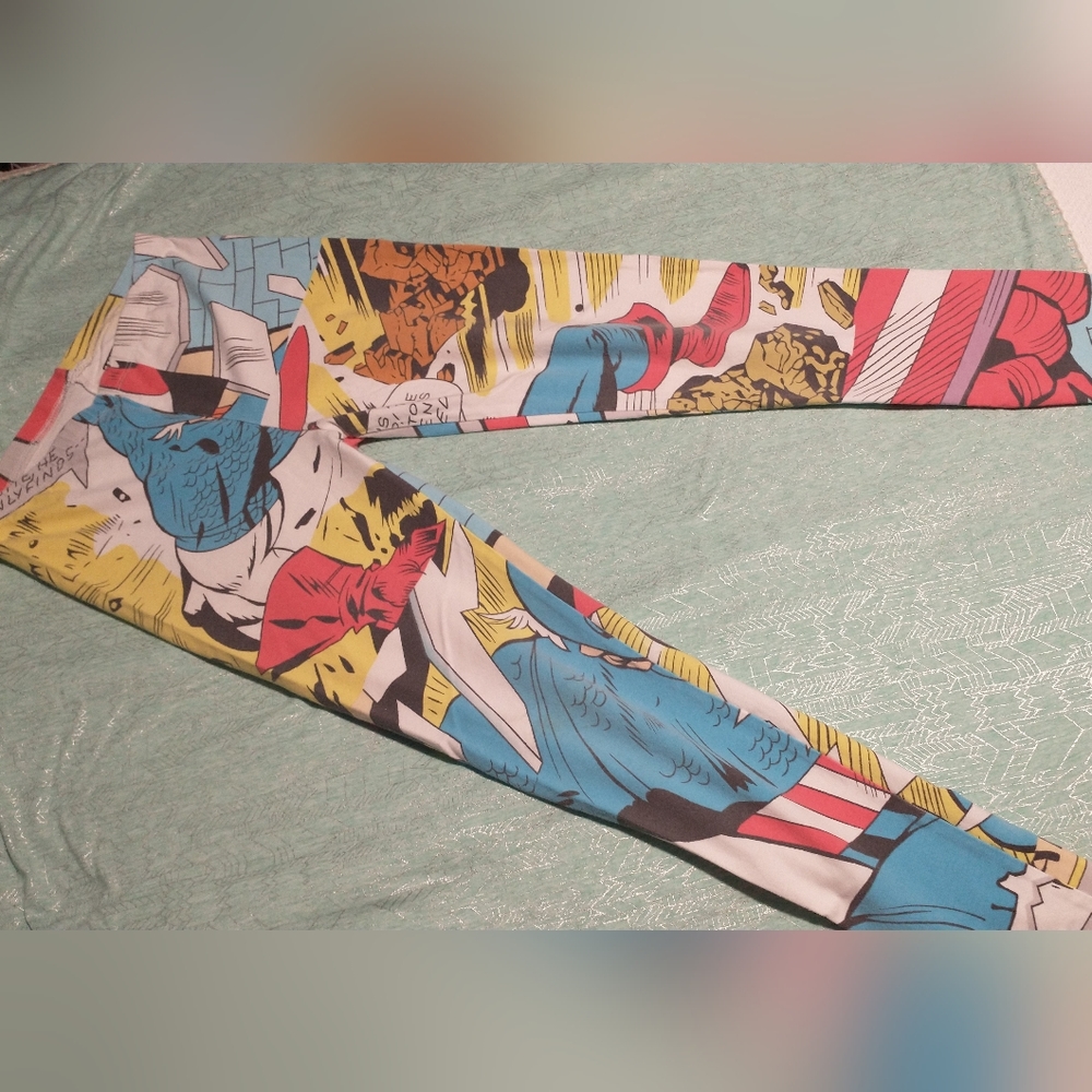 Captain America Comic Leggings